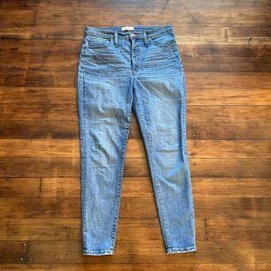 MADEWELL Women’s Jeans 11” High Rise Skinny Medium Wash Size 31
